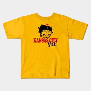 KANSAS CITY MISSOURI GIRL - Betty Boop Kids T-Shirt